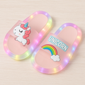 Unicorn LED Light-Up Slippers – Ages 1–8-2