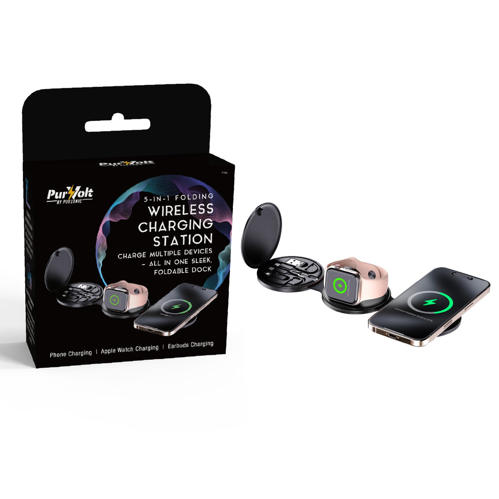 Complete Wireless Charging & Comfort Bundle – Sip & Charge 2-in-1 Mug Warmer + 5-in-1 Folding Charging Station-3